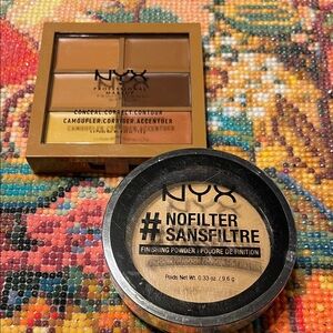 NYX Conceal Correct Contour Palette and NoFilter Finishing Powder